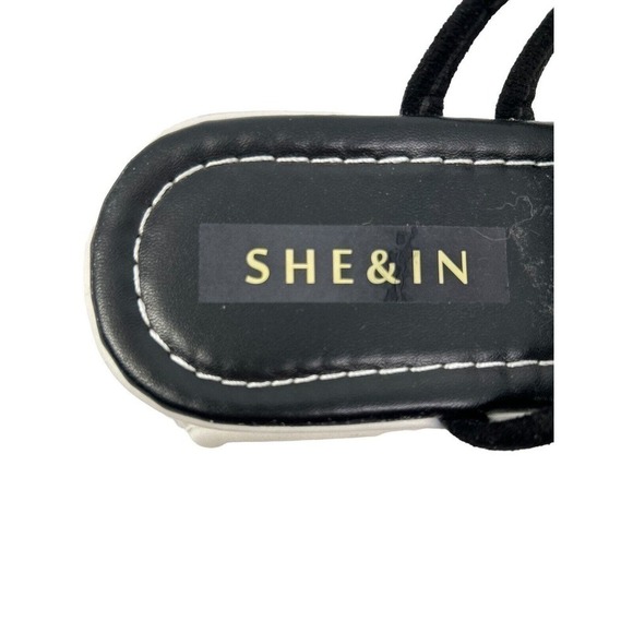 She & In Black Platform Sandals Size 8 (EU 39) - Picture 12 of 14